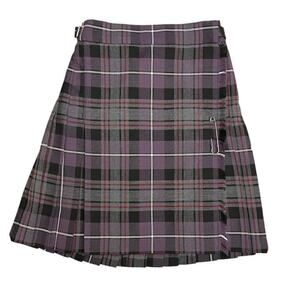 JAMES PRINGLE WEAVERS Kilt Youth 7 to 8 yrs Scotland adjustable purple wool kids